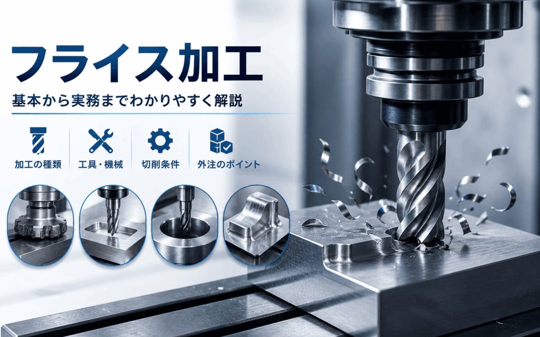 フライス加工とは？種類・工具・機械・外注依頼のポイントまで解説