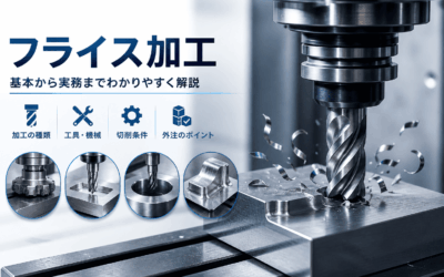 フライス加工とは？種類・工具・機械・外注依頼のポイントまで解説