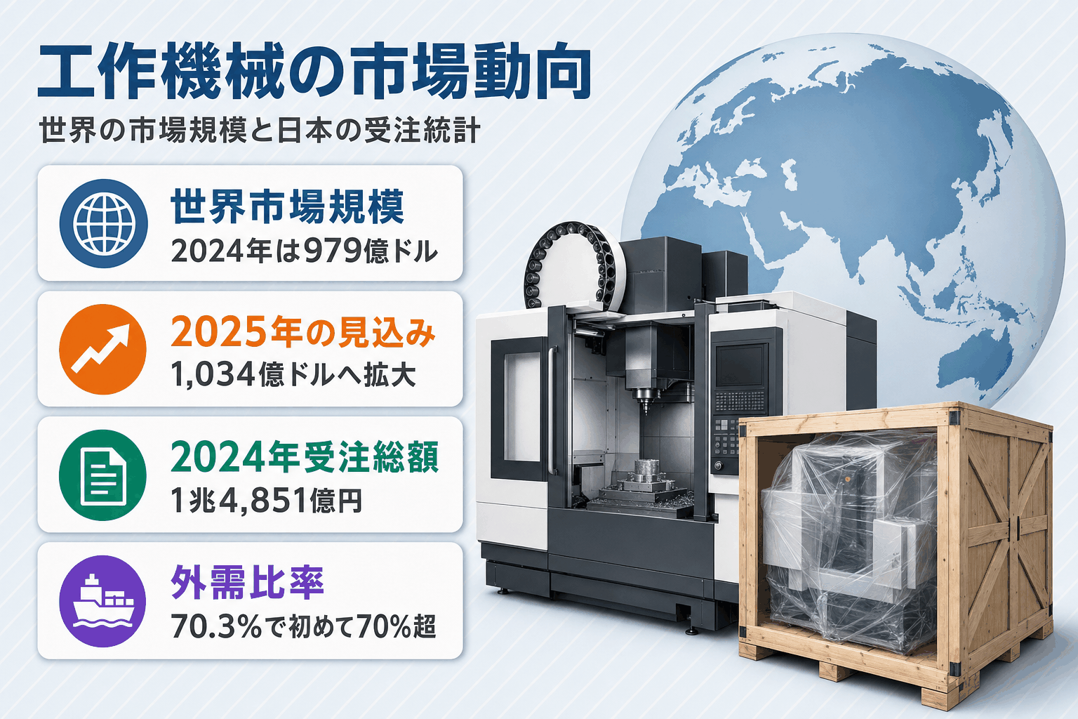 世界工作機械市場と日本メーカーの強み