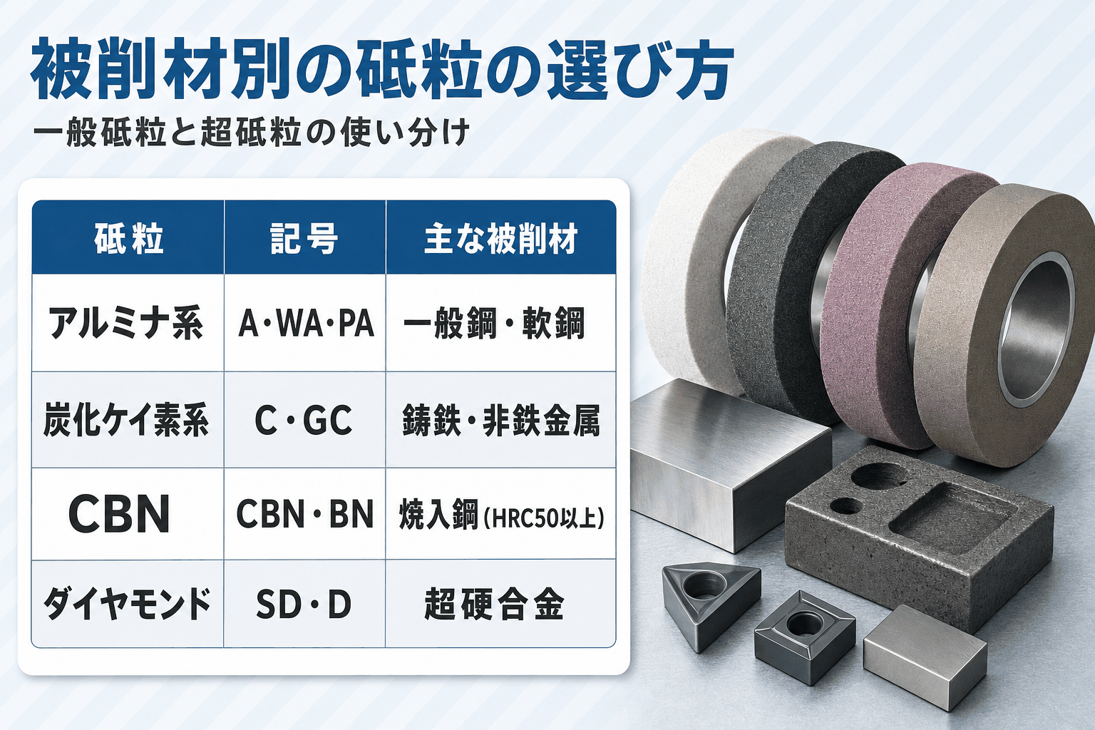 図解：平面研削盤の構造と主要部位